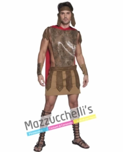 Costume Uomo Guerriero Gladiatore Guerriero Romano