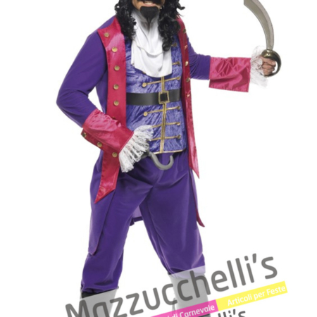 Costume Pirata Capitan Uncino di Peter Pan - Mazzucchellis