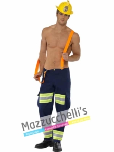 Costume Adulto Uomo sexy Mestieri lavori pompiere