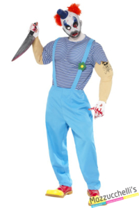 costume clown circo horror halloween , carnevale o altre feste a tema - Mazzucchellis