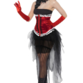 costume diavoletta nera e rossa halloween , carnevale o altre feste a tema - Mazzucchellis