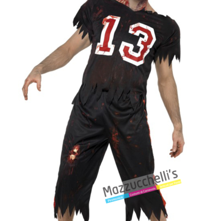 costume gioco americano football horror zombie carnevale halloween o altre feste a tema - Mazzucchellis