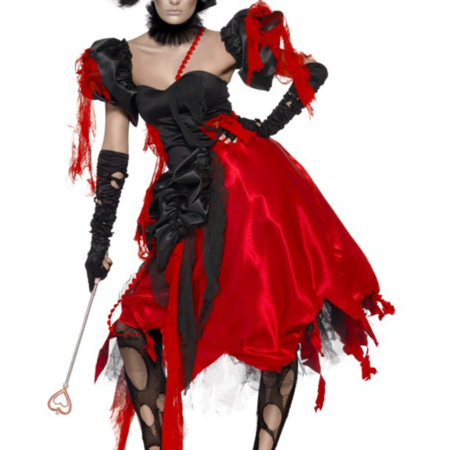 costume regina di cuori horror gotico halloween , carnevale o altre feste a tema - Mazzucchellis