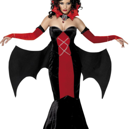 costume vampira gotica halloween , carnevale o altre feste a tema - Mazzucchellis