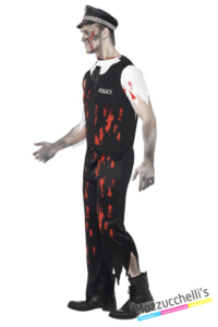 costume zombie poliziotto horror carnevale halloween o altre feste a tema - Mazzucchellis