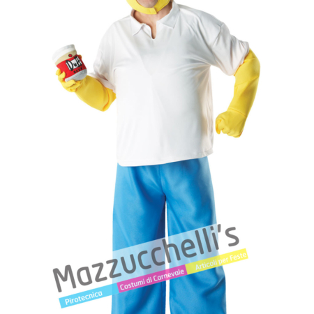 Costume Homer Simpson Ufficiale - Mazzucchellis