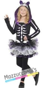 Costume Bambina Scheletro Halloween