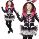 costume bambina scheletro carnevale halloween o altre feste a tema - Mazzucchellis