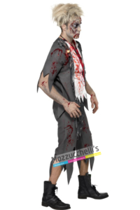 costume studente school horror zombie carnevale halloween o altre feste a tema - Mazzucchellis