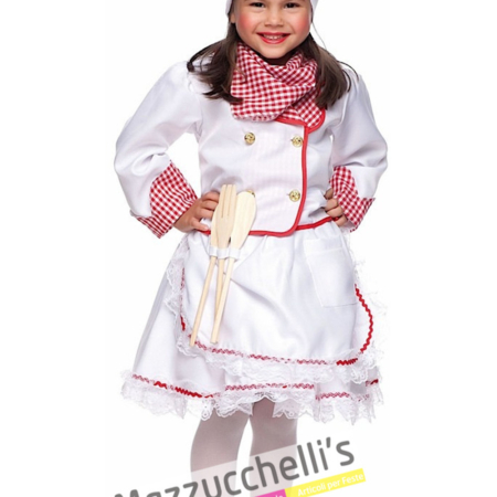 Costume Bambina Cuoca - Mazzucchellis