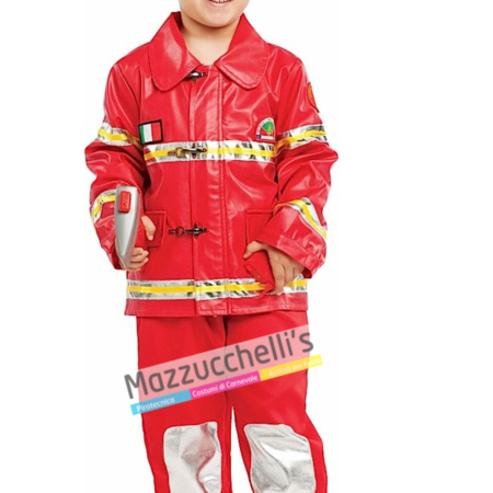 Costume Pompiere Vigile del Fuoco - Mazzucchellis