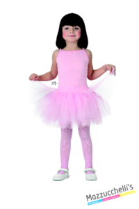costume bambina ballerina rosa carnevale halloween o altre feste a tema - Mazzucchellis