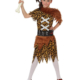 costume bambina cavernicola primitiva carnevale halloween o altre feste a tema - Mazzucchellis