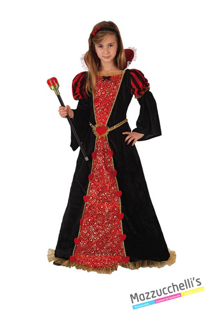 Costume Regina Di Cuori di Alice nel Paese delle Meraviglie in vendita a  Samarate Varese da Mazzucchellis