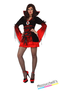 costume sexy vampira donna carnevale halloween o altre feste a tema - Mazzucchellis