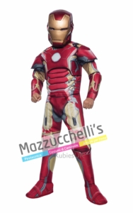 costume Bambino con Licenza Ufficiale Marvel Comics da Avengers Supereroe Iron Man™ Deluxe