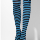 calze parigine azzurre e nere alice nel paese delle meraviglie film - Mazzucchellis