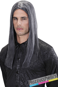 parrucca grigia lunga professionale Dream Hair Quality vampiro carnevale halloween o altre feste a tema - Mazzucchellis