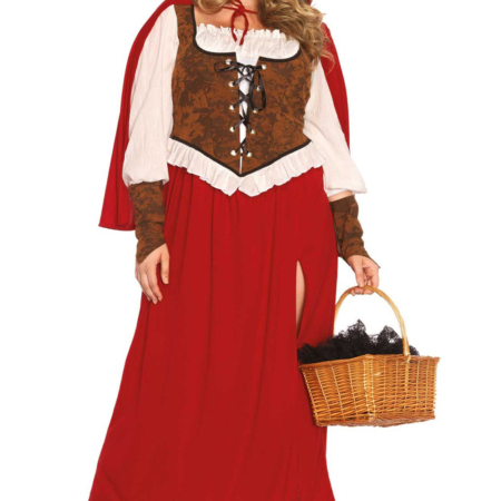 costume curvy cappuccetto rosso carnevale halloween o altre feste a tema - Mazzucchellis