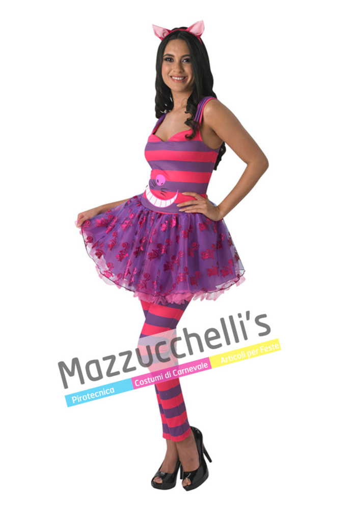 Costume Stregatto Alice in Wonderland tg. 42/44 - Baraldi Cotillons