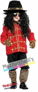 Costume Bambino Cantante Famoso Michael Jackson