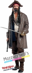Costume Corsara Pirata Jack Sparrow - Pirati dei Caraibi