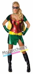 Costume Donna Supereroina Sexy Robin - Ufficiale Dc Comics