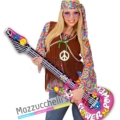 Chitarra Gonfiabile hippie personaggi famosi cantanti carnevale halloween altre feste a tema