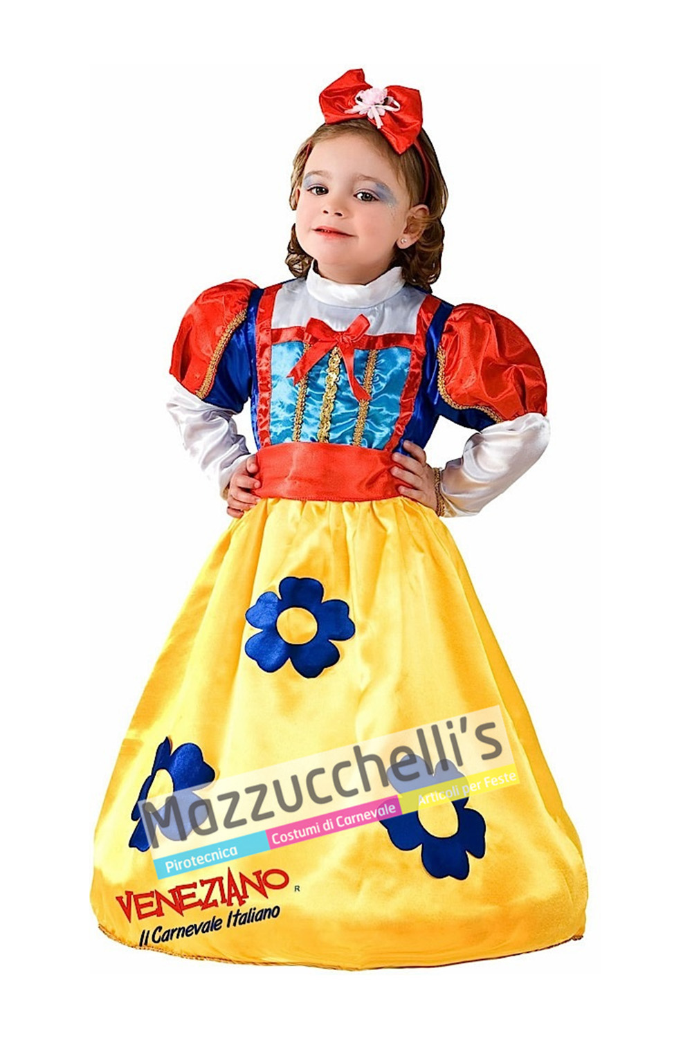 Basic Plus Costume da principessa Biancaneve per bambina