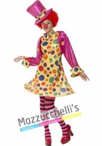 Costume Donna Clown del circo