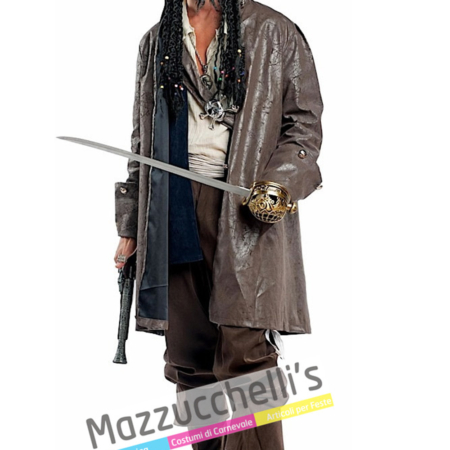 Costume Pirata Jack Sparrow – Pirati dei Caraibi - Mazzucchellis