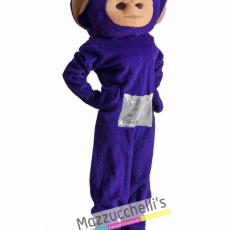 Costume Uomo Adulto Cartone Mascotte Tinky Winky dei teletubbies