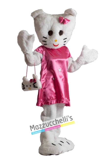 Costume Travestimento Mascotte Cartone Hello Kitty
