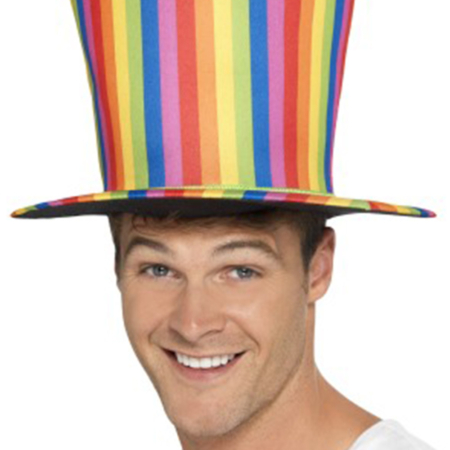 CAPPELLO arcobaleno divertente clown - Mazzucchellis