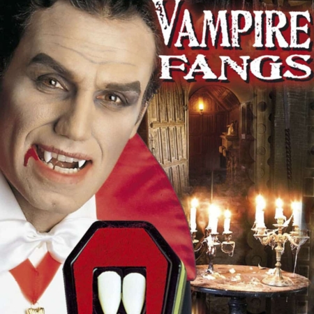 denti bianchi vampiro horror halloween carnevale feste a tema - Mazzucchellis