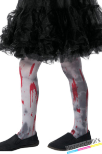 calze collant zombie 4-9 anni carnevale halloween o altre feste a tema - Mazzucchellis