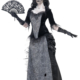 costume gotica dama fantasma vedova nera halloween , carnevale o altre feste a tema - Mazzucchellis
