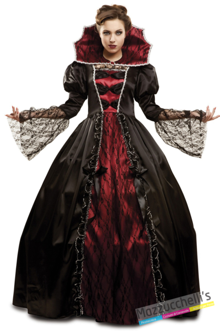 costume regina vampira donna carnevale halloween o altre feste a tema - Mazzucchellis