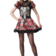 costume scheletro Messicano Day of the Dead - il Giorno dei morti donna carnevale halloween o altre feste a tema - Mazzucchellis