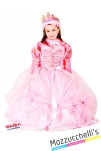 costume-bambina-principessa-rosa-barbie-al-ballo---Mazzucchellis