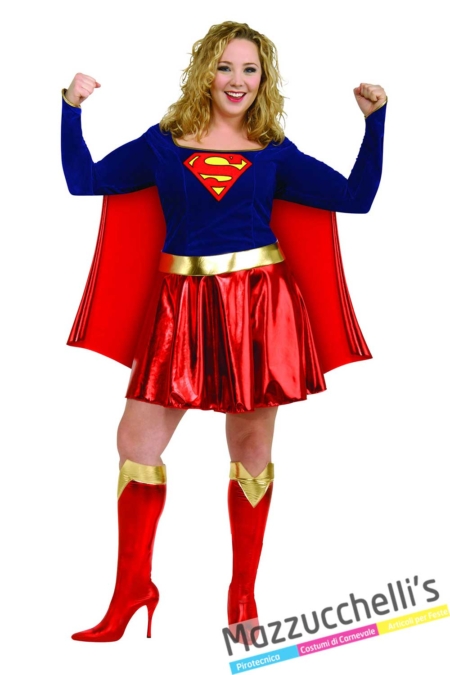 costume-donna-adulta-supereroina-film-cartone-animato-supergirl-curvy---Mazzucchellis