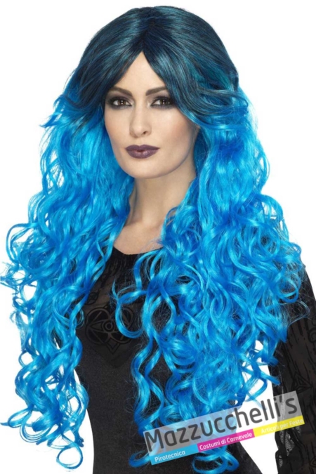 parrucca-lunga-mossa-azzurra-halloween---Mazzucchellis